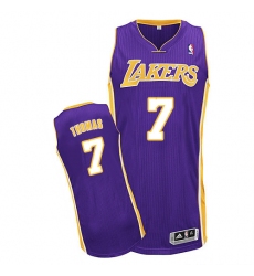 Youth Adidas Los Angeles Lakers #7 Isaiah Thomas Authentic Purple Road NBA Jersey