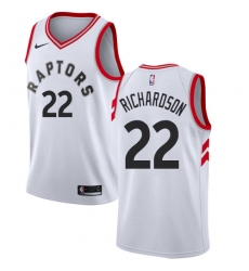 Women's Nike Toronto Raptors #22 Malachi Richardson Swingman White NBA Jersey - Association Edition