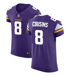 Men's Nike Minnesota Vikings #8 Kirk Cousins Purple Team Color Vapor Untouchable Elite Player NFL Jersey Men's Nike Minnesota Vikings #8 Kirk Cousins Purple Team Color Vapor Untouchable Elite Player NFL Jersey