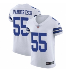 Men's Nike Dallas Cowboys #55 Leighton Vander Esch White Vapor Untouchable Elite Player NFL Jersey