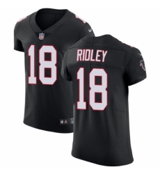 Men's Nike Atlanta Falcons #18 Calvin Ridley Black Alternate Vapor Untouchable Elite Player NFL Jersey