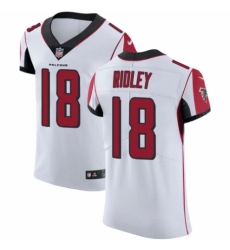 Men's Nike Atlanta Falcons #18 Calvin Ridley White Vapor Untouchable Elite Player NFL Jersey