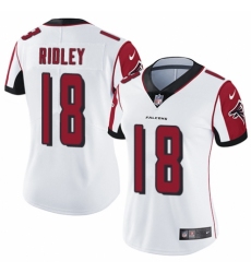 Women's Nike Atlanta Falcons #18 Calvin Ridley White Vapor Untouchable Elite Player NFL Jersey