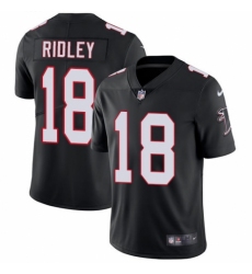 Youth Nike Atlanta Falcons #18 Calvin Ridley Black Alternate Vapor Untouchable Elite Player NFL Jersey