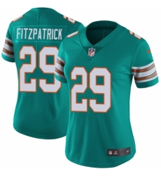 Women's Nike Miami Dolphins #29 Minkah Fitzpatrick Aqua Green Alternate Vapor Untouchable Limited Player NFL Jersey