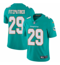 Youth Nike Miami Dolphins #29 Minkah Fitzpatrick Aqua Green Team Color Vapor Untouchable Limited Player NFL Jersey