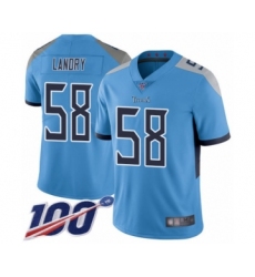 Youth Tennessee Titans #58 Harold Landry Light Blue Alternate Vapor Untouchable Limited Player 100th Season Football Jersey