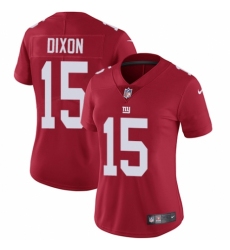Women's Nike New York Giants #15 Riley Dixon Red Alternate Vapor Untouchable Limited Player NFL Jersey