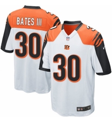 Men's Nike Cincinnati Bengals #30 Jessie Bates III Game White NFL Jersey