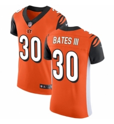 Men's Nike Cincinnati Bengals #30 Jessie Bates III Orange Alternate Vapor Untouchable Elite Player NFL Jersey