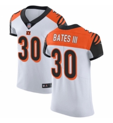 Men's Nike Cincinnati Bengals #30 Jessie Bates III White Vapor Untouchable Elite Player NFL Jersey