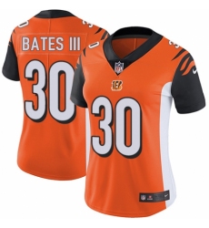 Women's Nike Cincinnati Bengals #30 Jessie Bates III Orange Alternate Vapor Untouchable Elite Player NFL Jersey