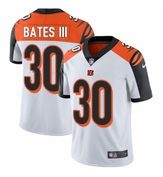 Youth Nike Cincinnati Bengals #30 Jessie Bates III White Vapor Untouchable Elite Player NFL Jersey