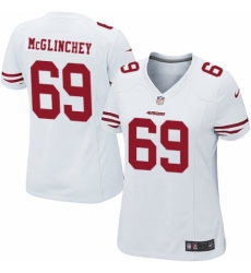 Women's Nike San Francisco 49ers #69 Mike McGlinchey Game White NFL Jersey
