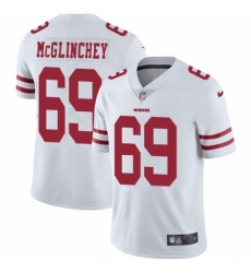 Youth Nike San Francisco 49ers #69 Mike McGlinchey White Vapor Untouchable Elite Player NFL Jersey