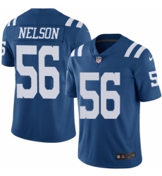 Men's Nike Indianapolis Colts #56 Quenton Nelson Limited Royal Blue Rush Vapor Untouchable NFL Jersey Men's Nike Indianapolis Colts #56 Quenton Nelson Limited Royal Blue Rush Vapor Untouchable NFL Jersey