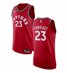 Men's Nike Toronto Raptors #23 Fred VanVleet Authentic Red NBA Jersey - Icon Edition