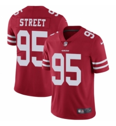 Youth Nike San Francisco 49ers #95 Kentavius Street Red Team Color Vapor Untouchable Elite Player NFL Jersey