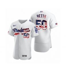 Men's Ross Stripling Los Angeles Dodgers #68 White 2019 Mothers Day Flex Base Home Jersey