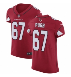 Men's Nike Arizona Cardinals #67 Justin Pugh Red Team Color Vapor Untouchable Elite Player NFL Jersey