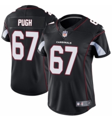 Women's Nike Arizona Cardinals #67 Justin Pugh Black Alternate Vapor Untouchable Elite Player NFL Jersey