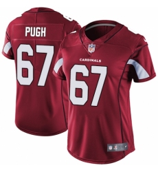 Women's Nike Arizona Cardinals #67 Justin Pugh Red Team Color Vapor Untouchable Elite Player NFL Jersey