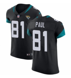 Men's Nike Jacksonville Jaguars #81 Niles Paul Teal Green Team Color Vapor Untouchable Elite Player NFL Jersey