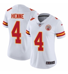 Men's Nike Kansas City Chiefs #4 Chad Henne Gray Static Vapor Untouchable Limited NFL Jersey