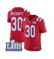 Youth Nike New England Patriots #30 Jason McCourty Red Alternate Vapor Untouchable Limited Player Super Bowl LIII Bound NFL Jersey