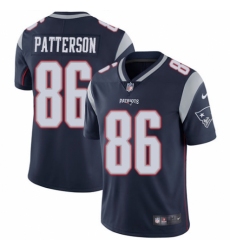 Youth Nike New England Patriots #86 Cordarrelle Patterson Navy Blue Team Color Vapor Untouchable Limited Player NFL Jersey