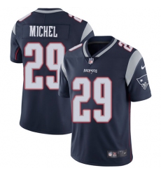 Youth Nike New England Patriots #29 Sony Michel Navy Blue Team Color Vapor Untouchable Limited Player NFL Jersey