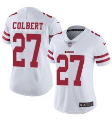 Women Nike San Francisco 49ers #27 Adrian Colbert White Vapor Untouchable Elite Player NFL Jersey
