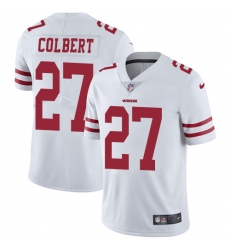 Youth Nike San Francisco 49ers #27 Adrian Colbert White Vapor Untouchable Elite Player NFL Jersey