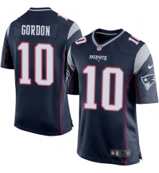 Men's Nike New England Patriots #10 Josh Gordon Game Navy Blue Team Color NFL Jersey