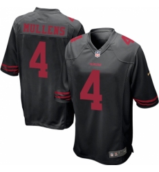 Men's Nike San Francisco 49ers #4 Nick Mullens Game White NFL Jerse