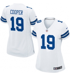 Women's Nike Dallas Cowboys #19 Amari Cooper Game White NFL Jersey