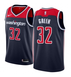 Women's Nike Washington Wizards #32 Jeff Green Swingman Navy Blue NBA Jersey Statement Edition