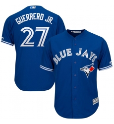 Toronto Blue Jays #27 Vladimir Guerrero Jr.Majestic Alternate Official Cool Base Player Jersey - Royal