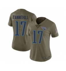 Women's Tennessee Titans #17 Ryan Tannehill Limited Olive 2017 Salute to Service Football Jersey Women's Tennessee Titans #17 Ryan Tannehill Limited Olive 2017 Salute to Service Football Jersey