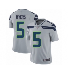 Youth Seattle Seahawks #5 Jason Myers Grey Alternate Vapor Untouchable Limited Player Football Jersey