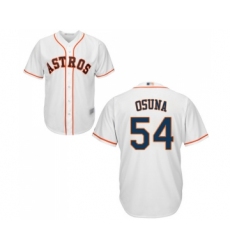 Men's Houston Astros #54 Roberto Osuna Replica White Home Cool Base Baseball Jersey