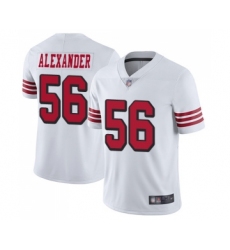 Youth San Francisco 49ers #56 Kwon Alexander Limited White Rush Vapor Untouchable Football Jersey