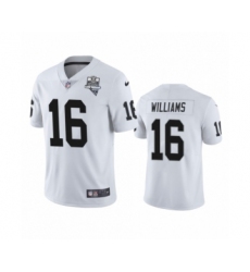 Youth Oakland Raiders #16 Tyrell Williams White 2020 Inaugural Season Vapor Limited Jersey