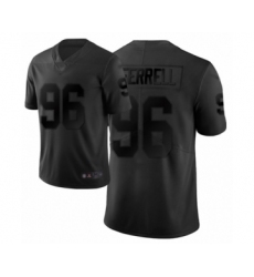 Women's Oakland Raiders #96 Clelin Ferrell Limited Black City Edition Football Jersey