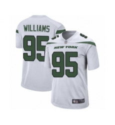 Men's New York Jets #95 Quinnen Williams Game White Football Jersey