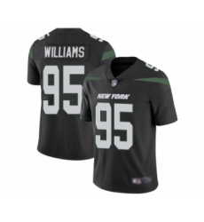Men's New York Jets #95 Quinnen Williams Limited Navy Blue Alternate Football Jersey