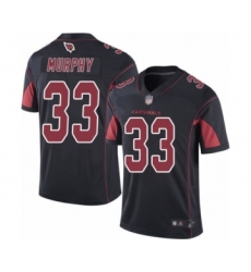 Men's Arizona Cardinals #33 Byron Murphy Limited Black Rush Vapor Untouchable Football Jersey