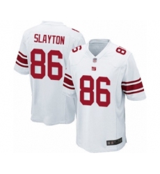 Men's New York Giants #86 Darius Slayton Game White Football Jersey