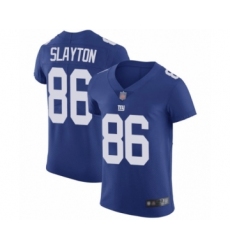 Men's New York Giants #86 Darius Slayton Royal Blue Team Color Vapor Untouchable Elite Player Football Jersey