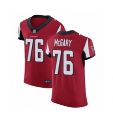 Men's Atlanta Falcons #76 Kaleb McGary Red Team Color Vapor Untouchable Elite Player Football Jersey